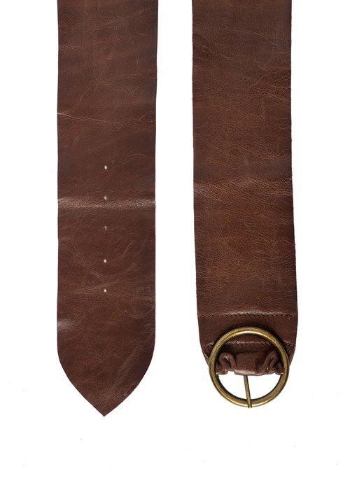 Re:Designed Hila Bredt Læderbælte. Mørkebrun